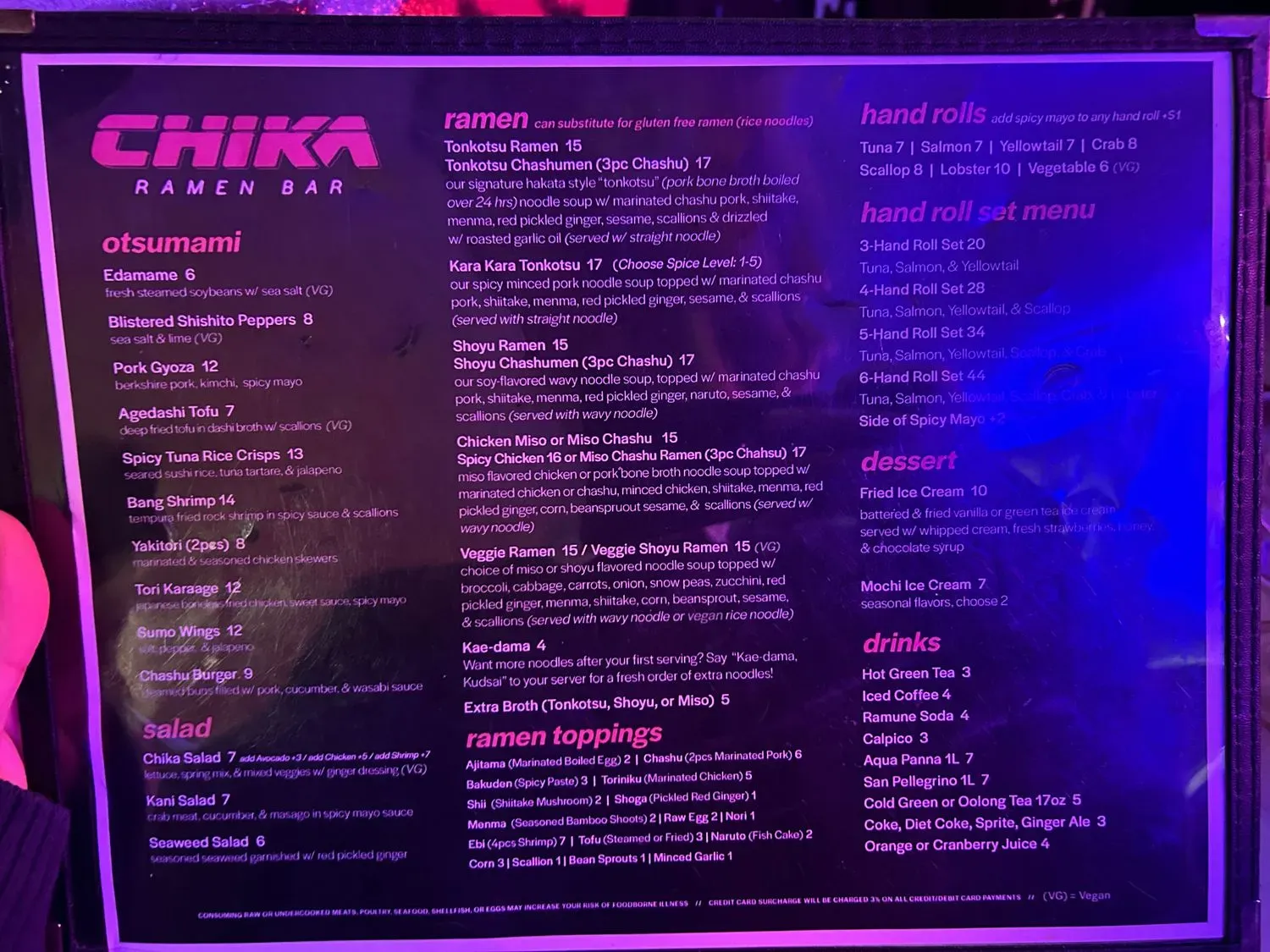 Menu 4