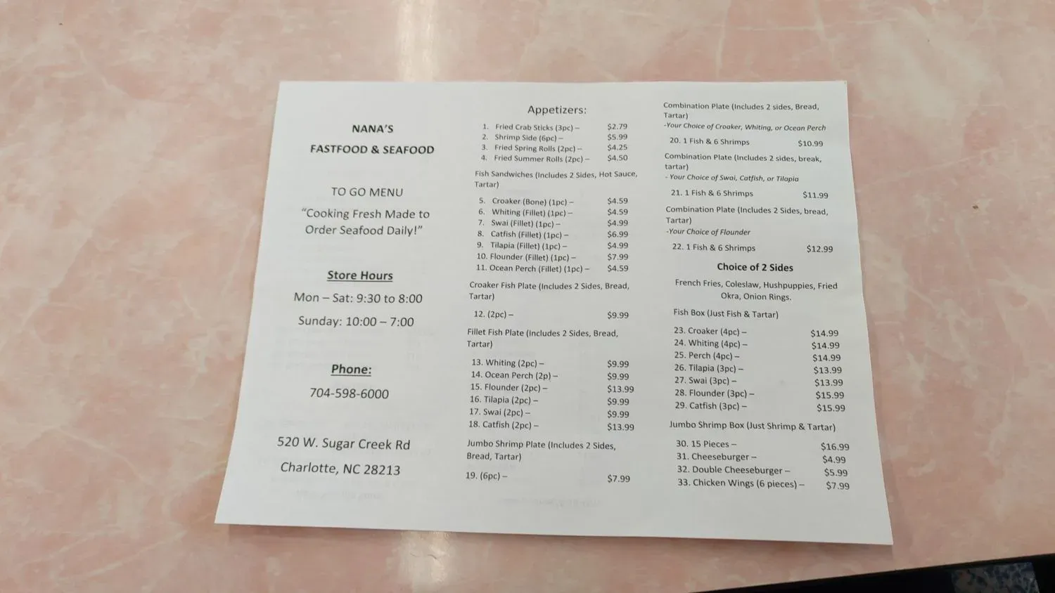 Menu 2