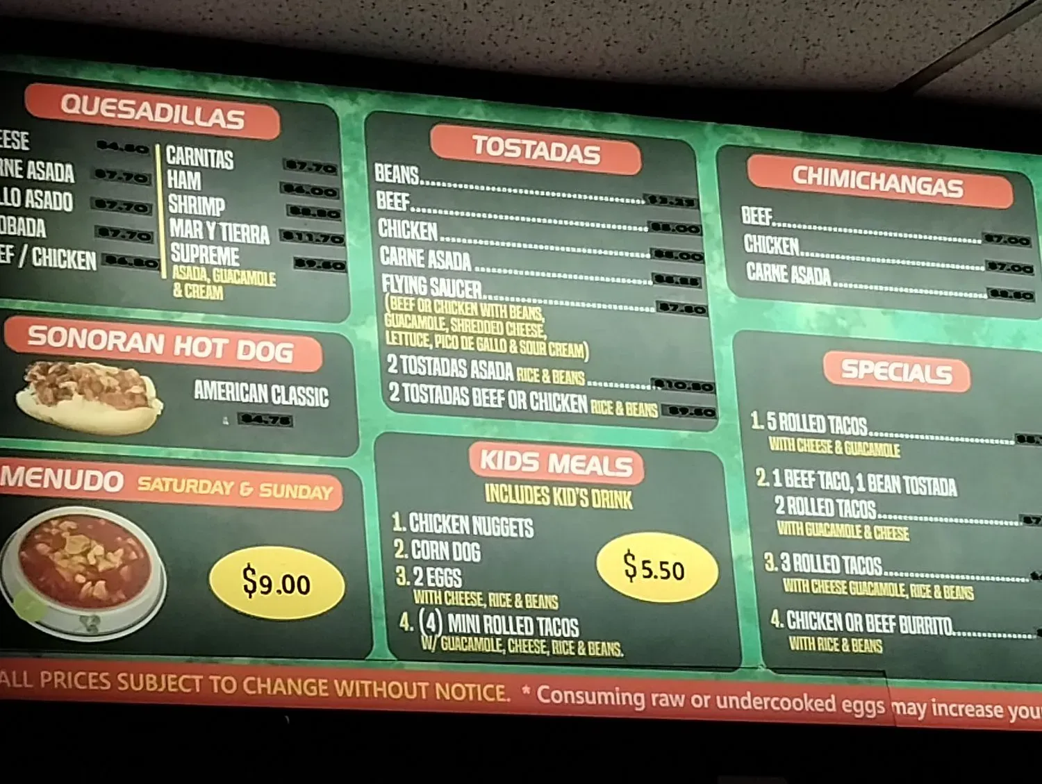 Menu 3