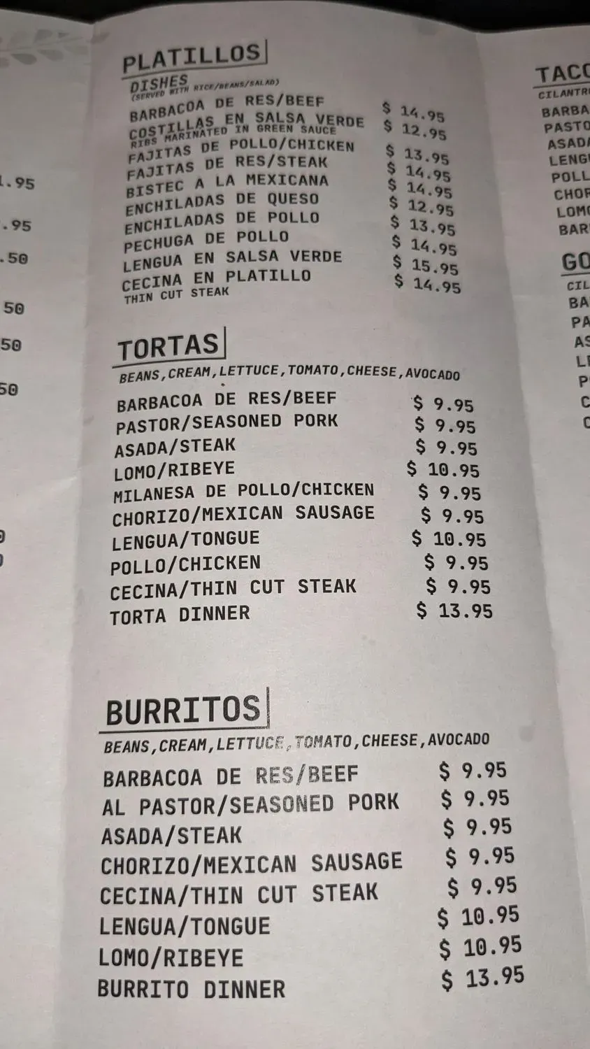 Menu 3