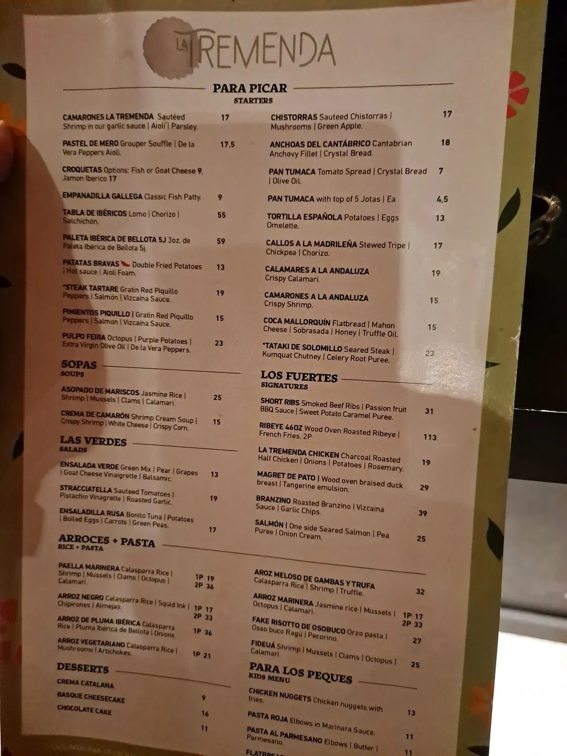 Menu 6