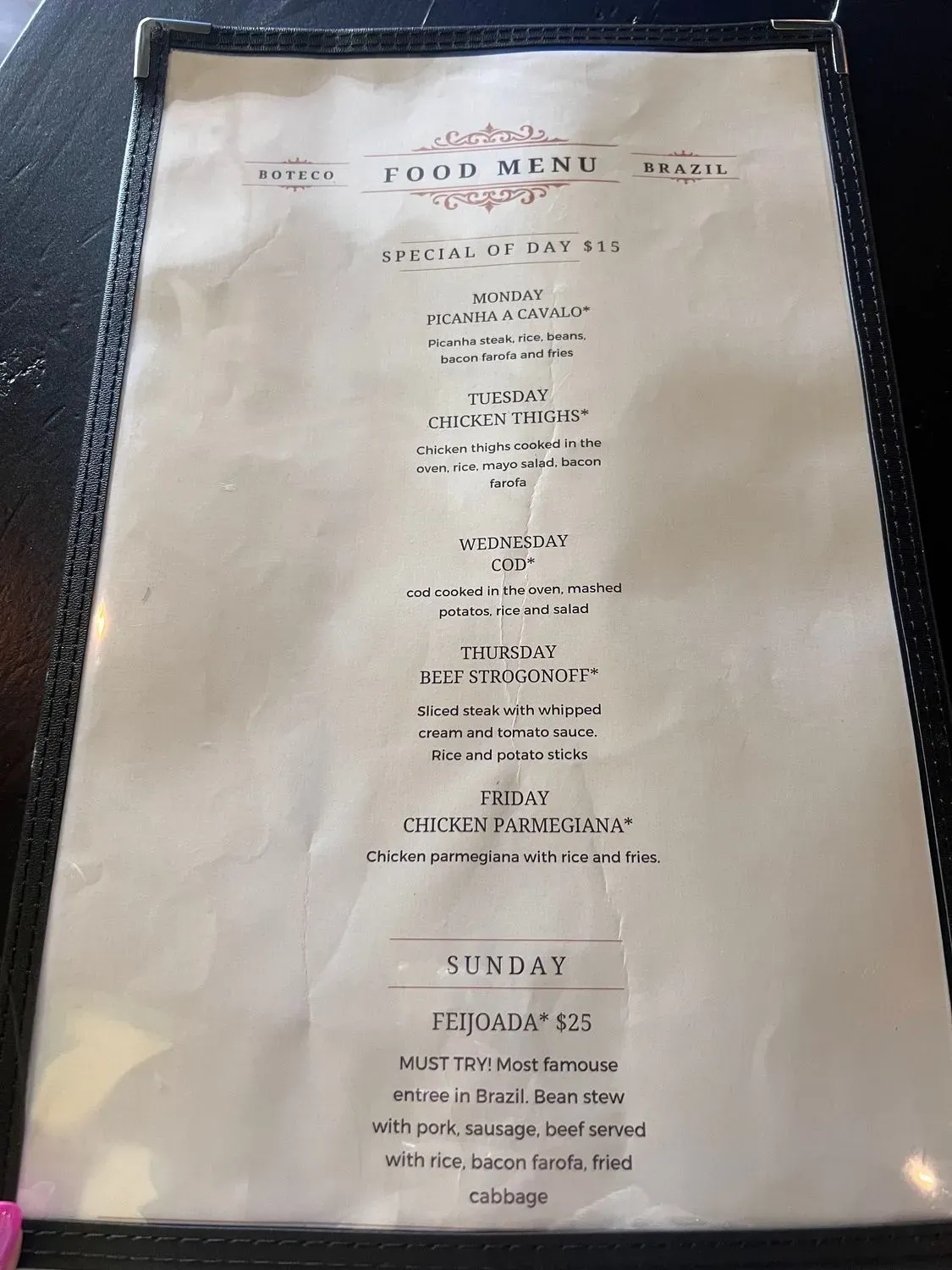 Menu 4