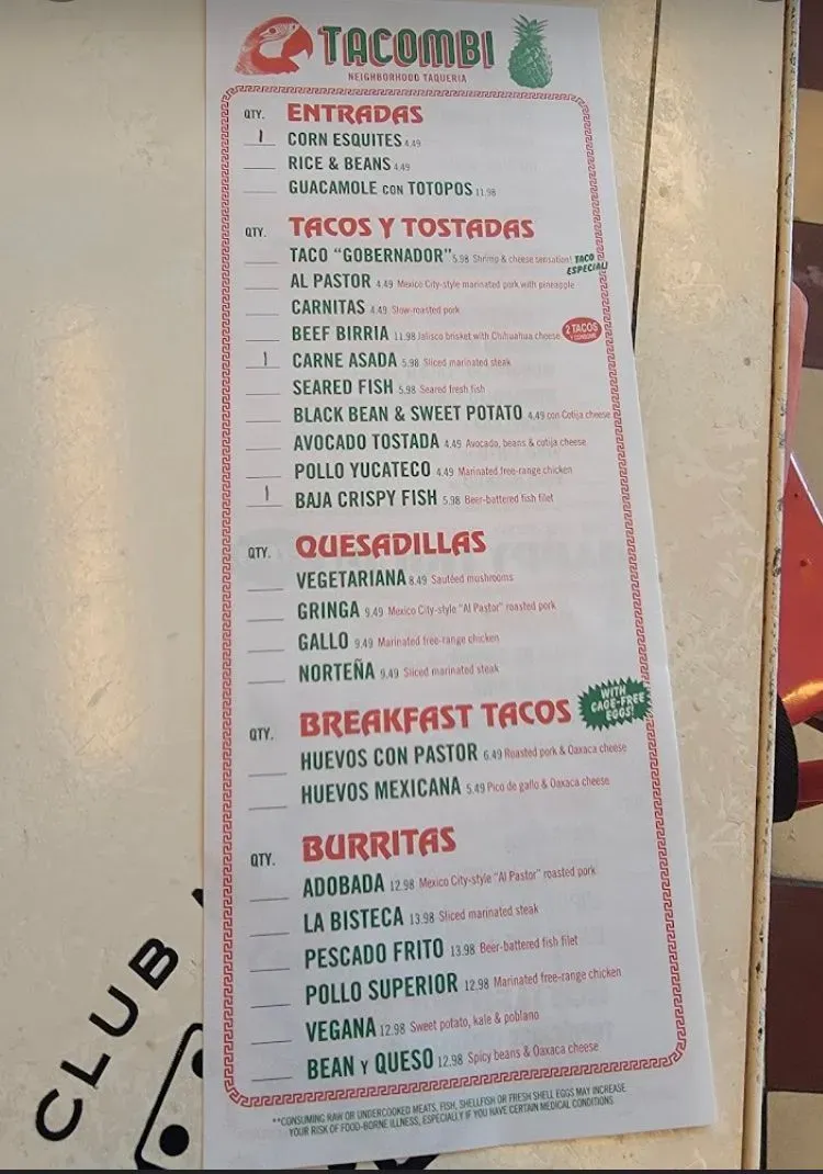 Menu 2