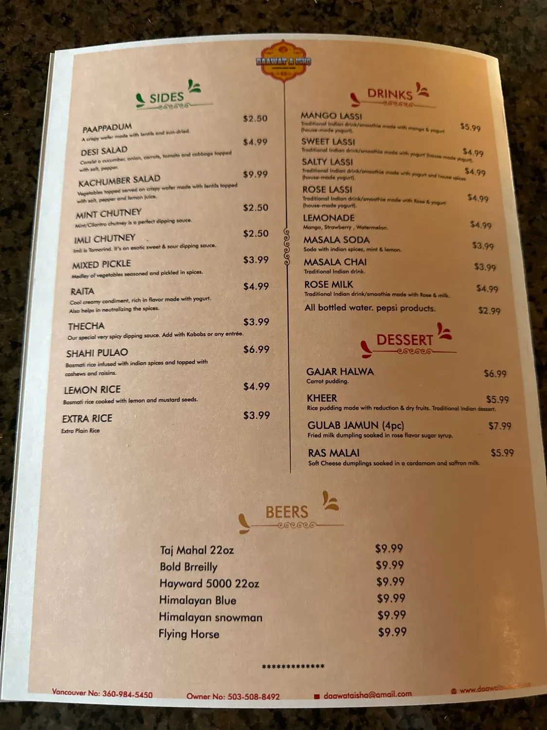 Menu 4