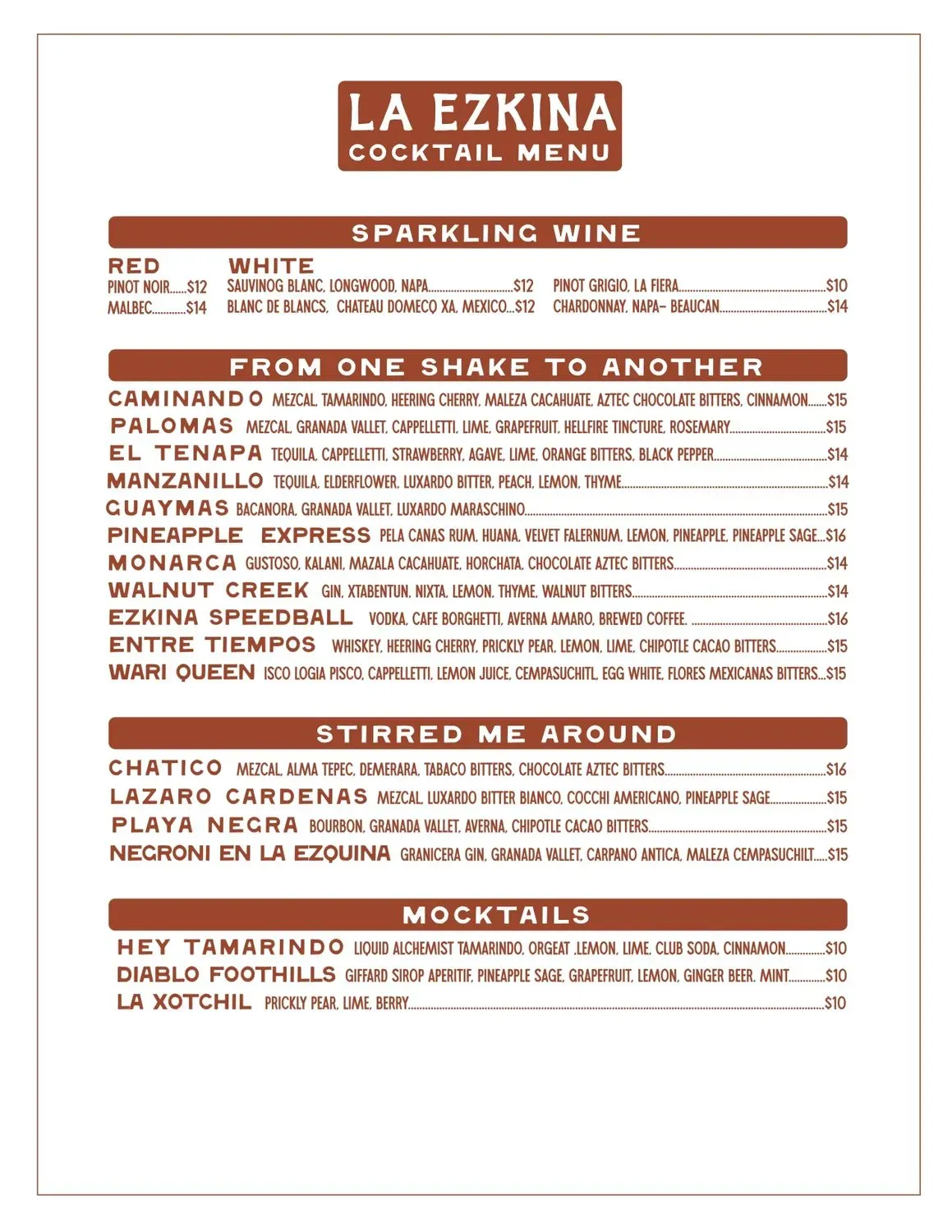 Menu 2