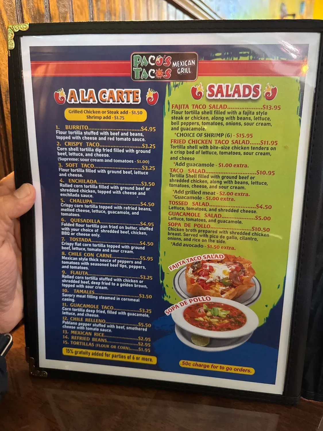 Menu 5