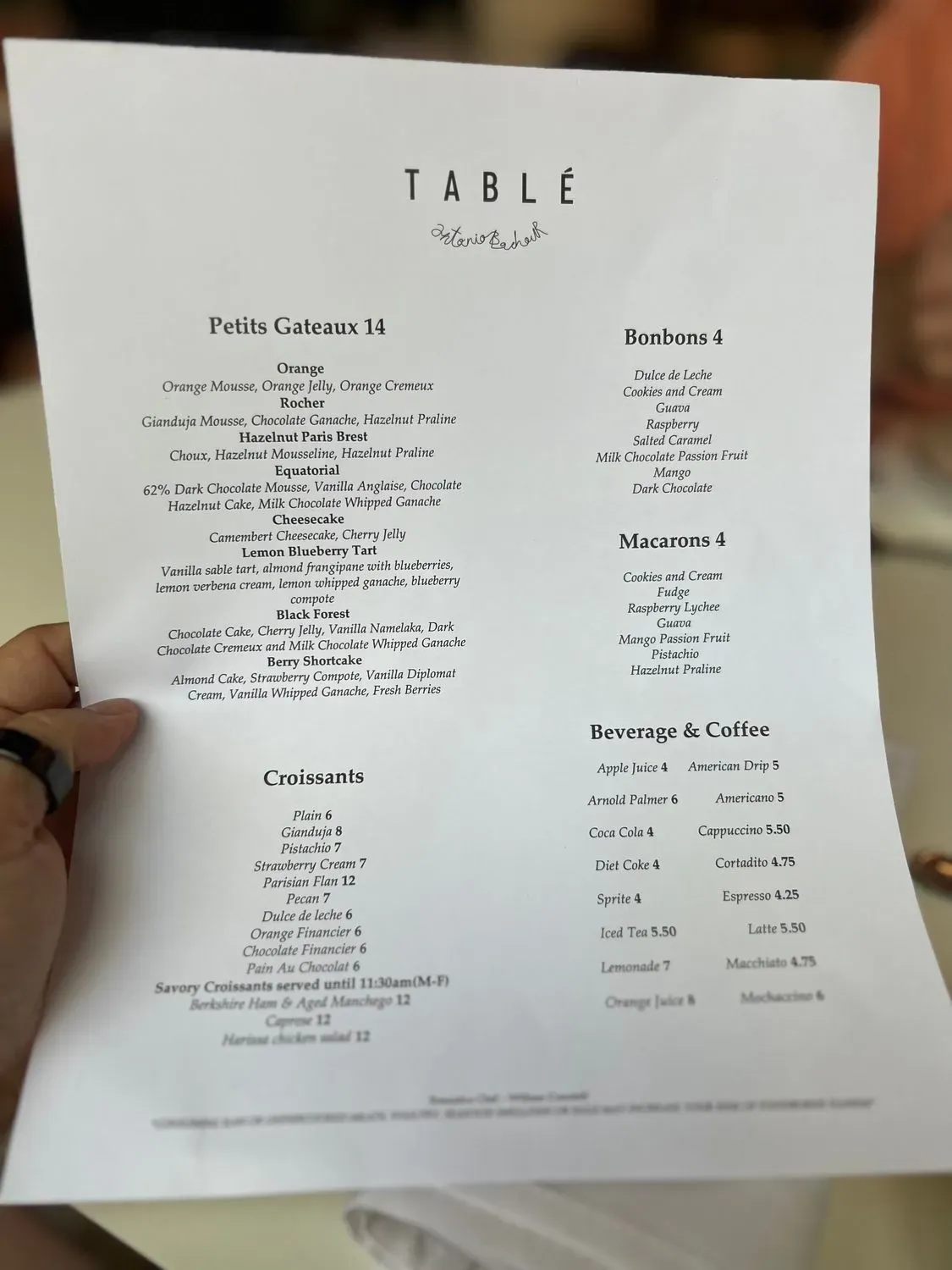 Menu 6