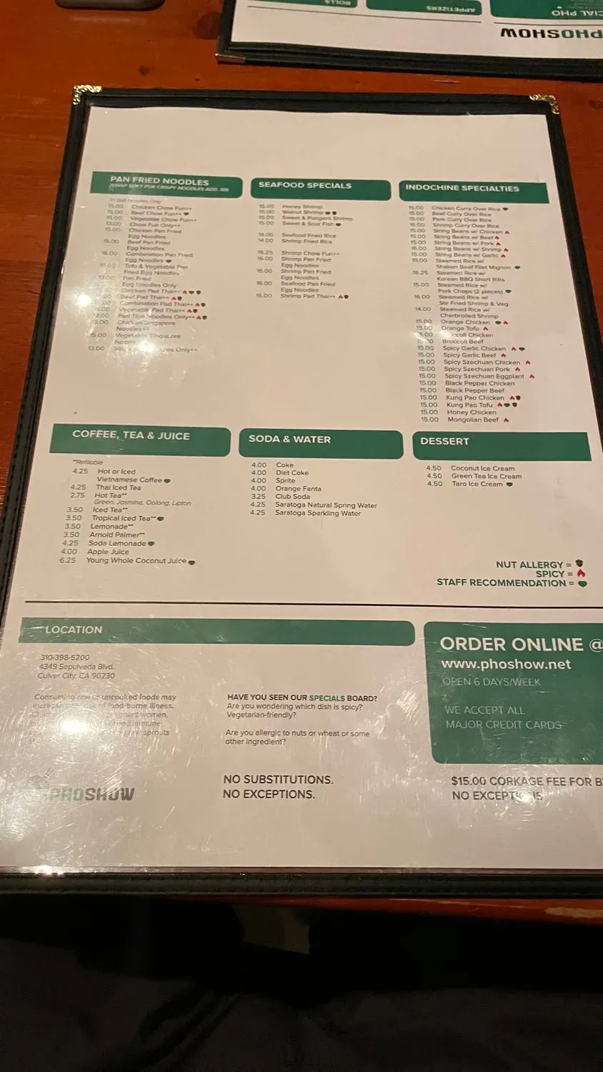 Menu 4