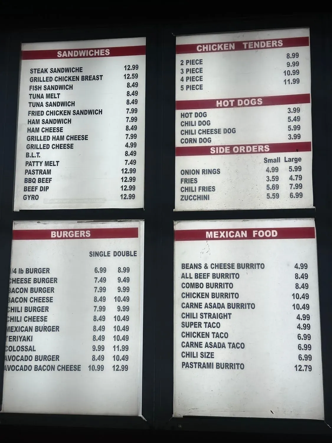 Menu 5