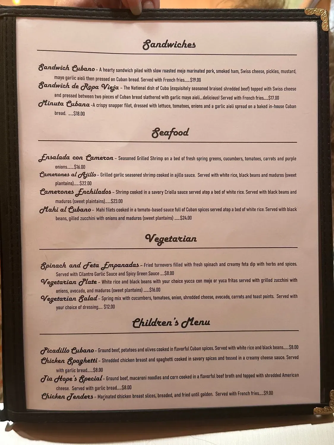 Menu 2