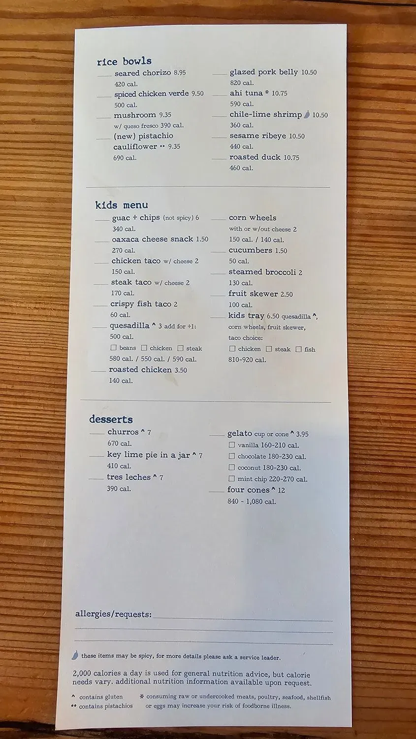 Menu 3