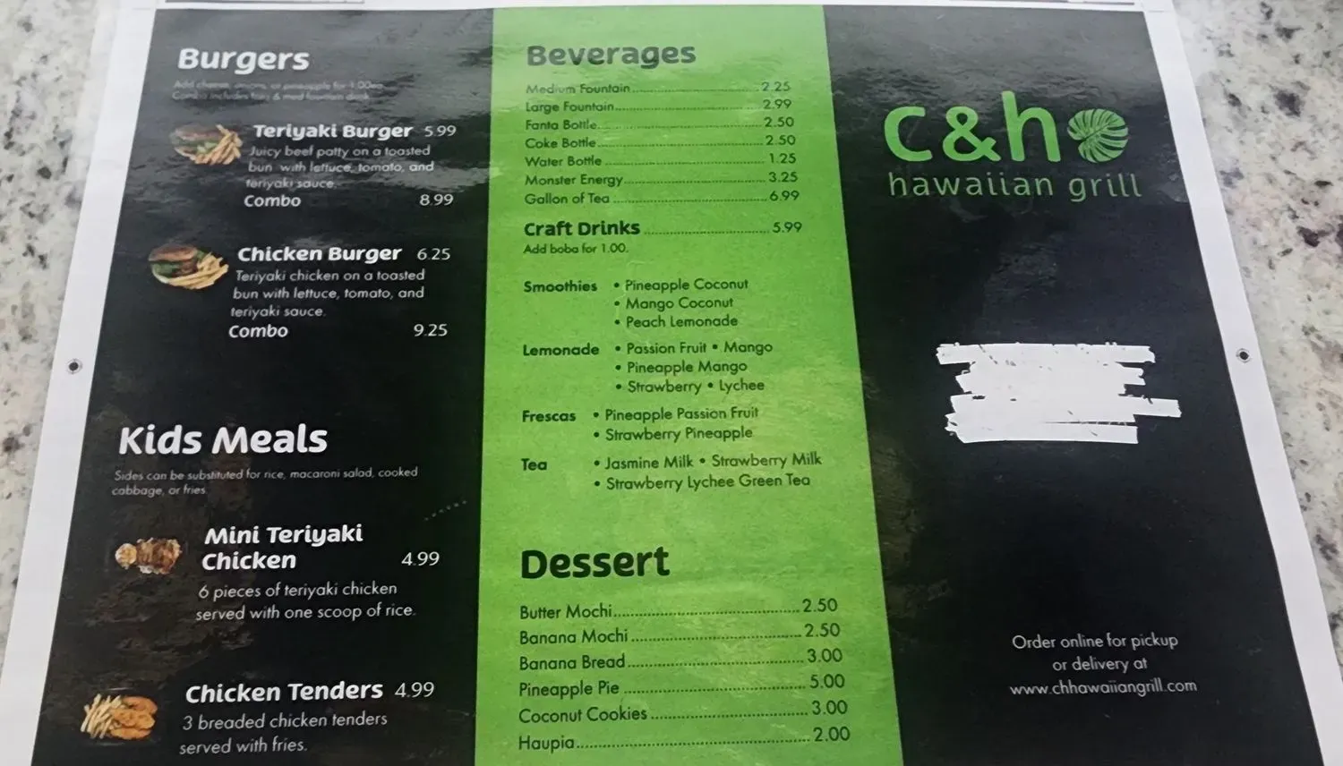 Menu 3