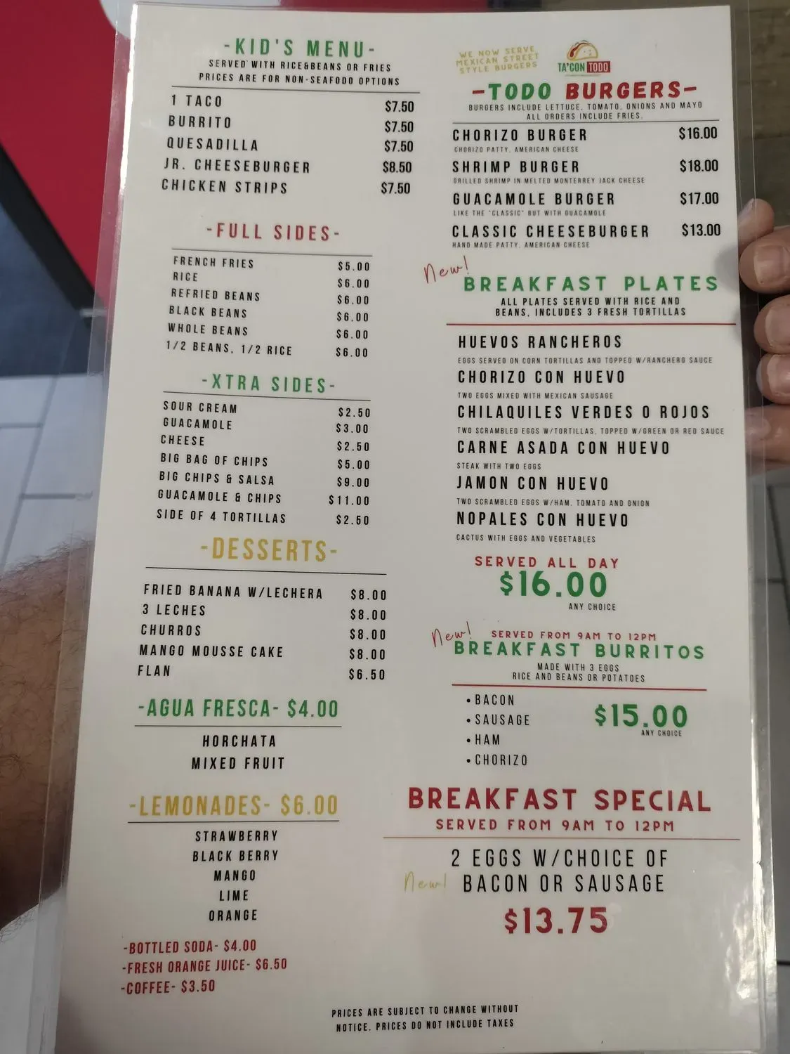 Menu 3