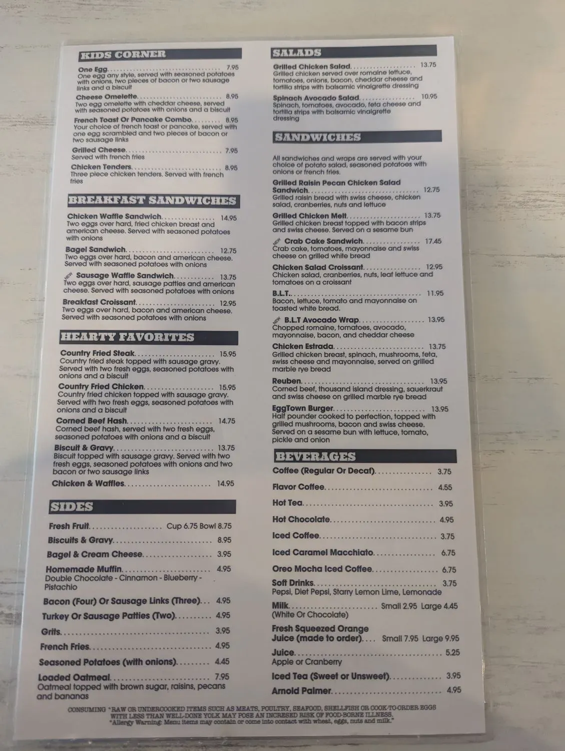 Menu 6