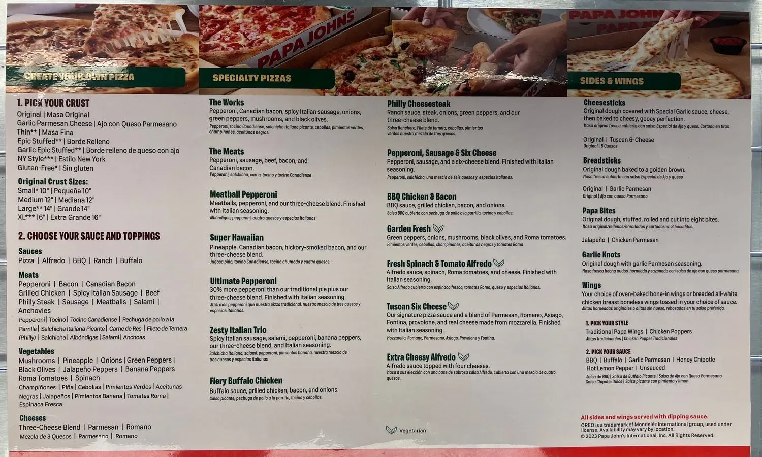 Menu 2