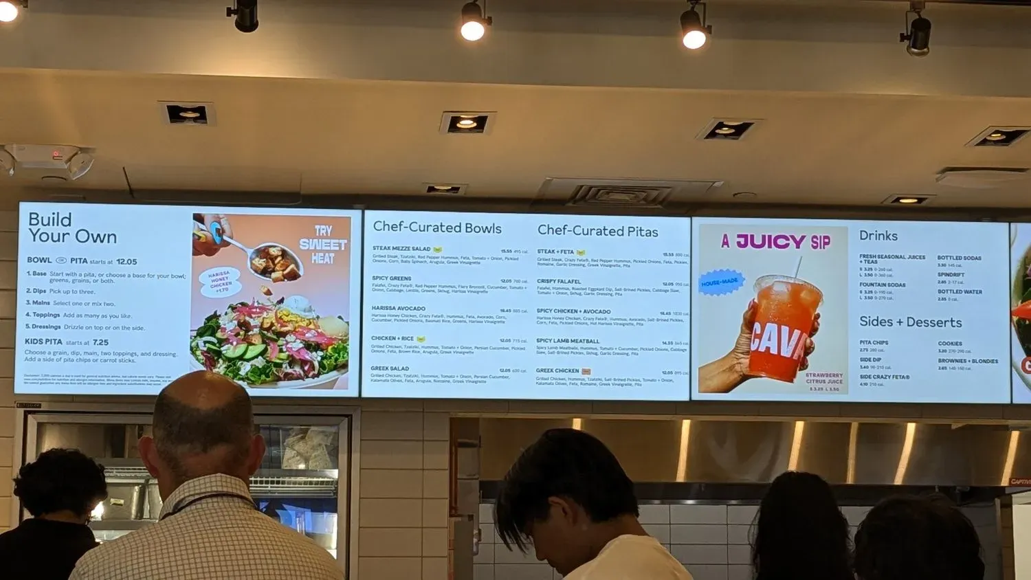 CAVA Menu - Updated November 2025