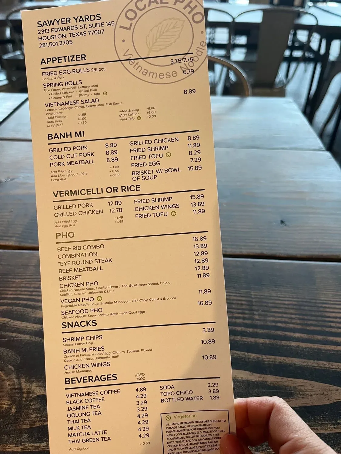 Menu 5