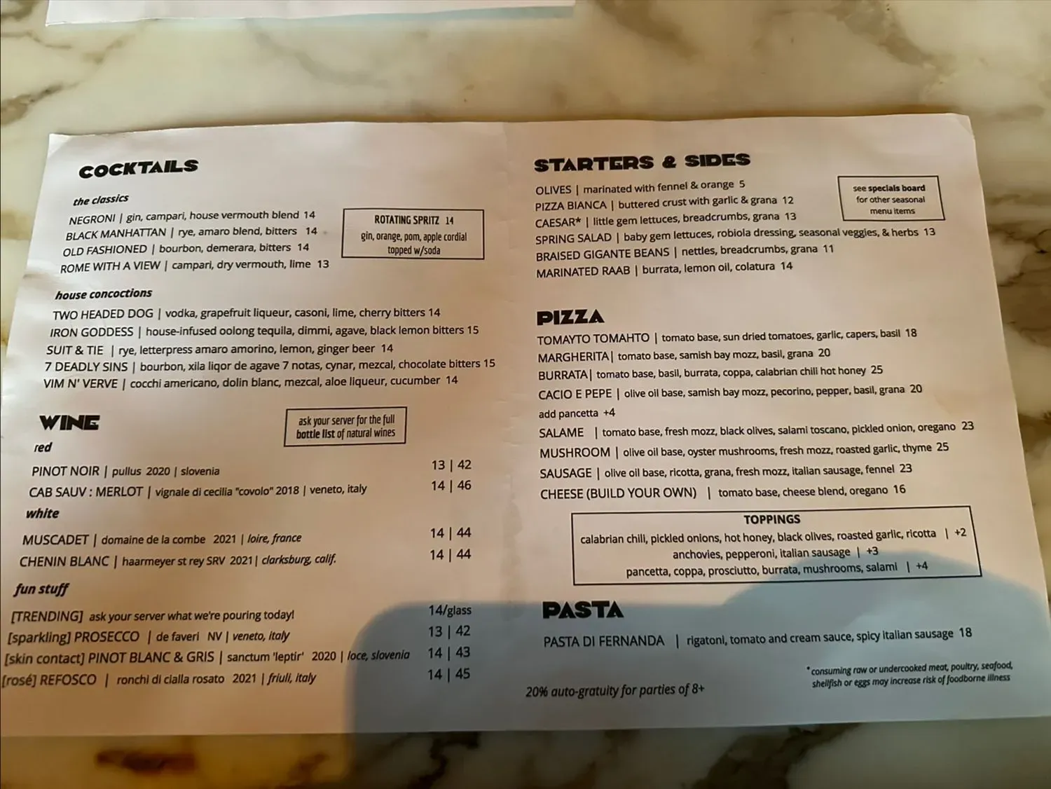 Menu 3