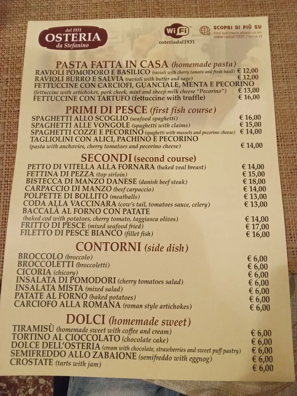 Menu 4