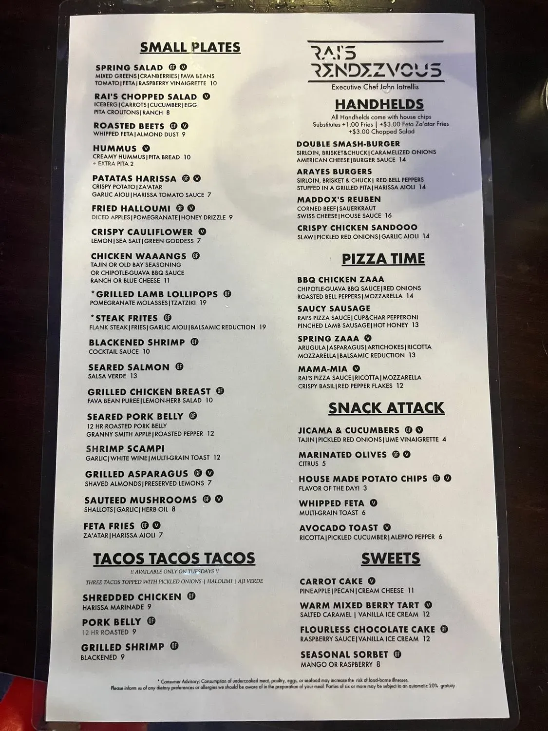 Menu 2