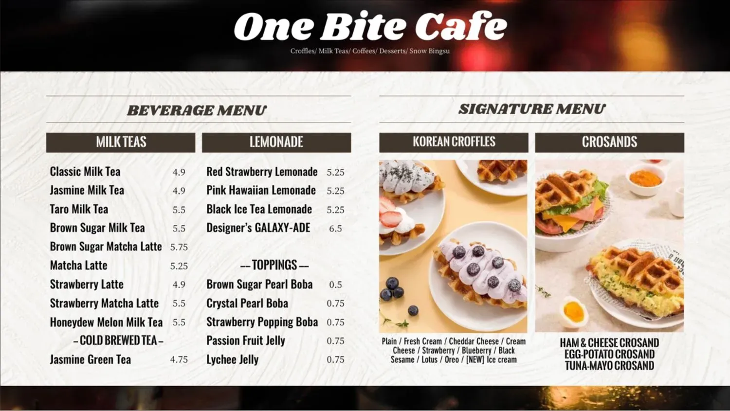 Menu 2