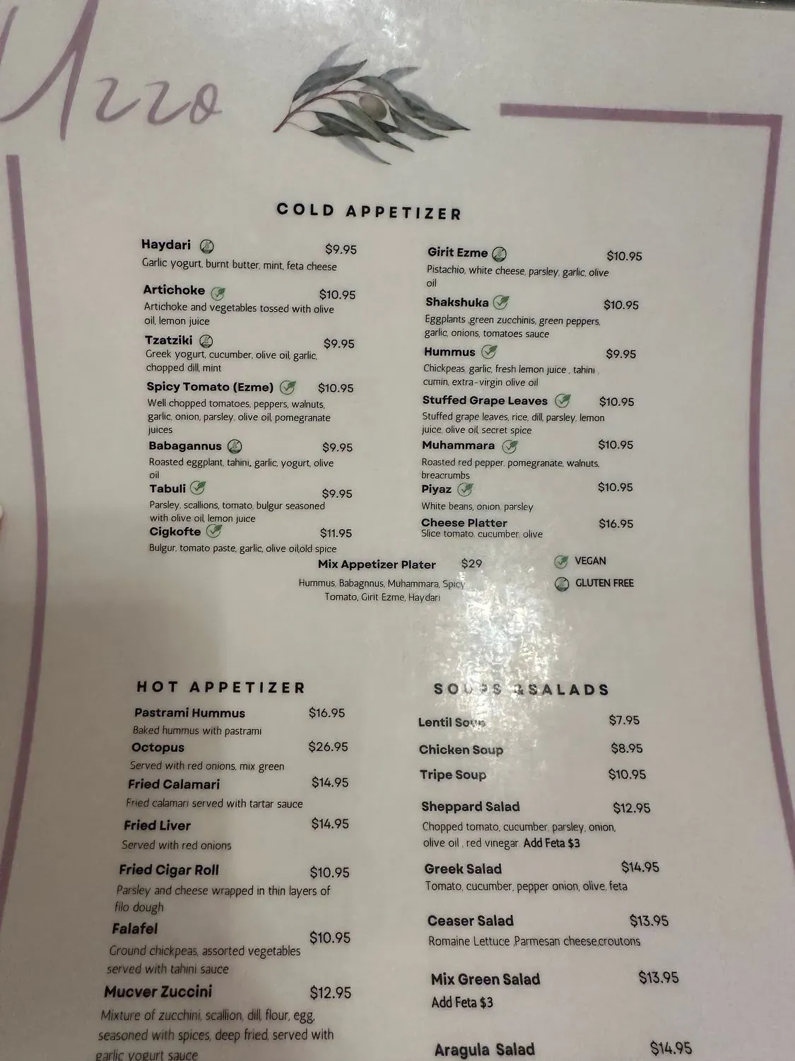 Menu 5