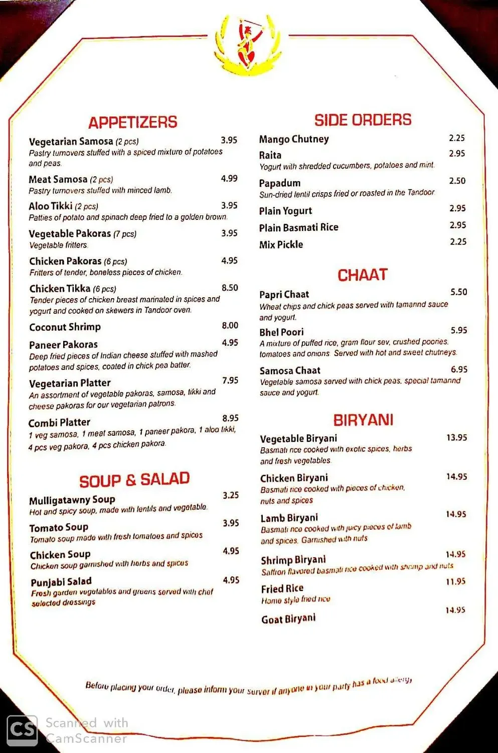 Menu 4