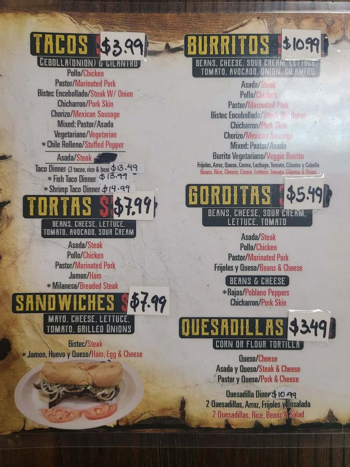 Menu 4