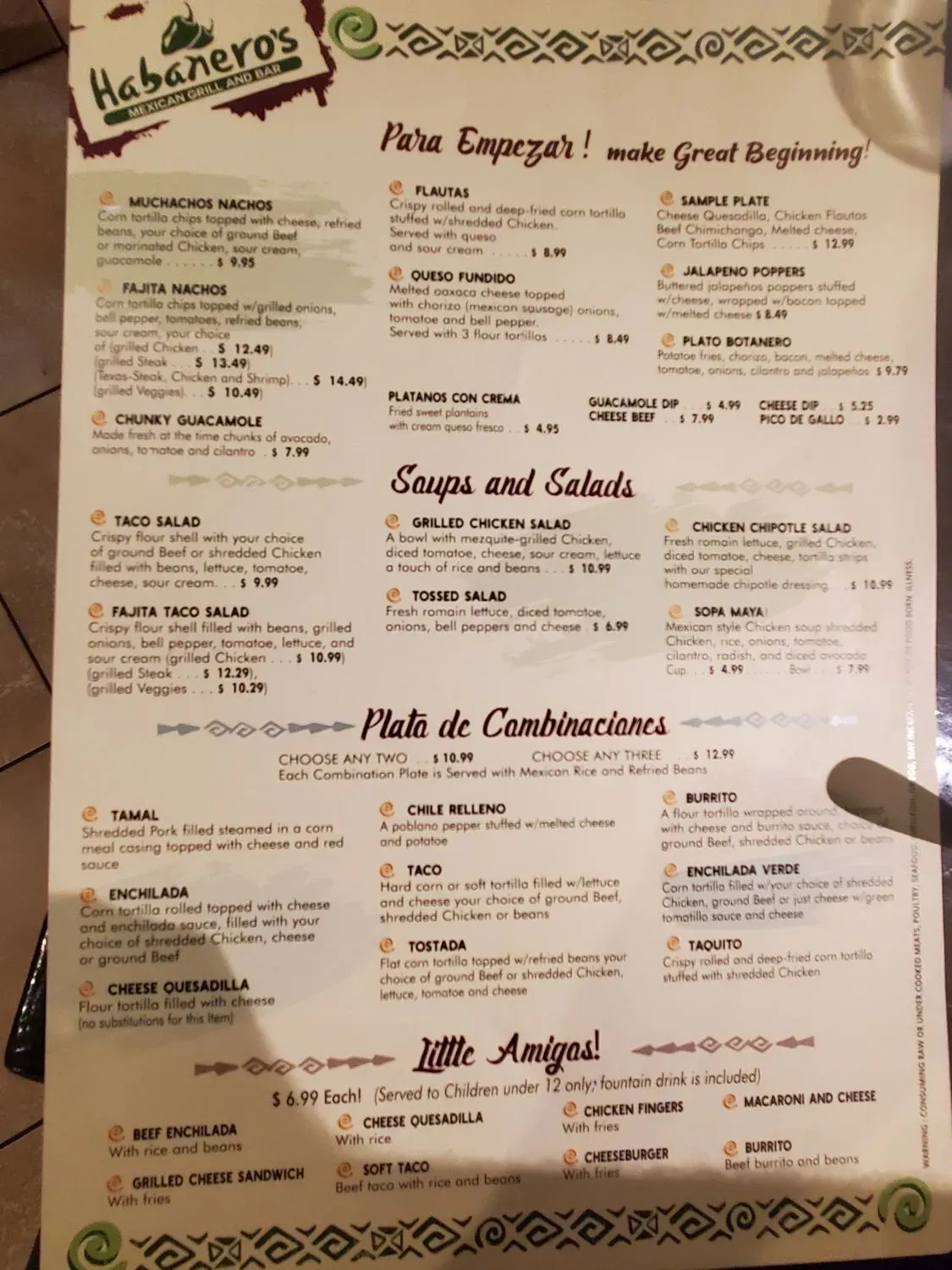 Menu 2