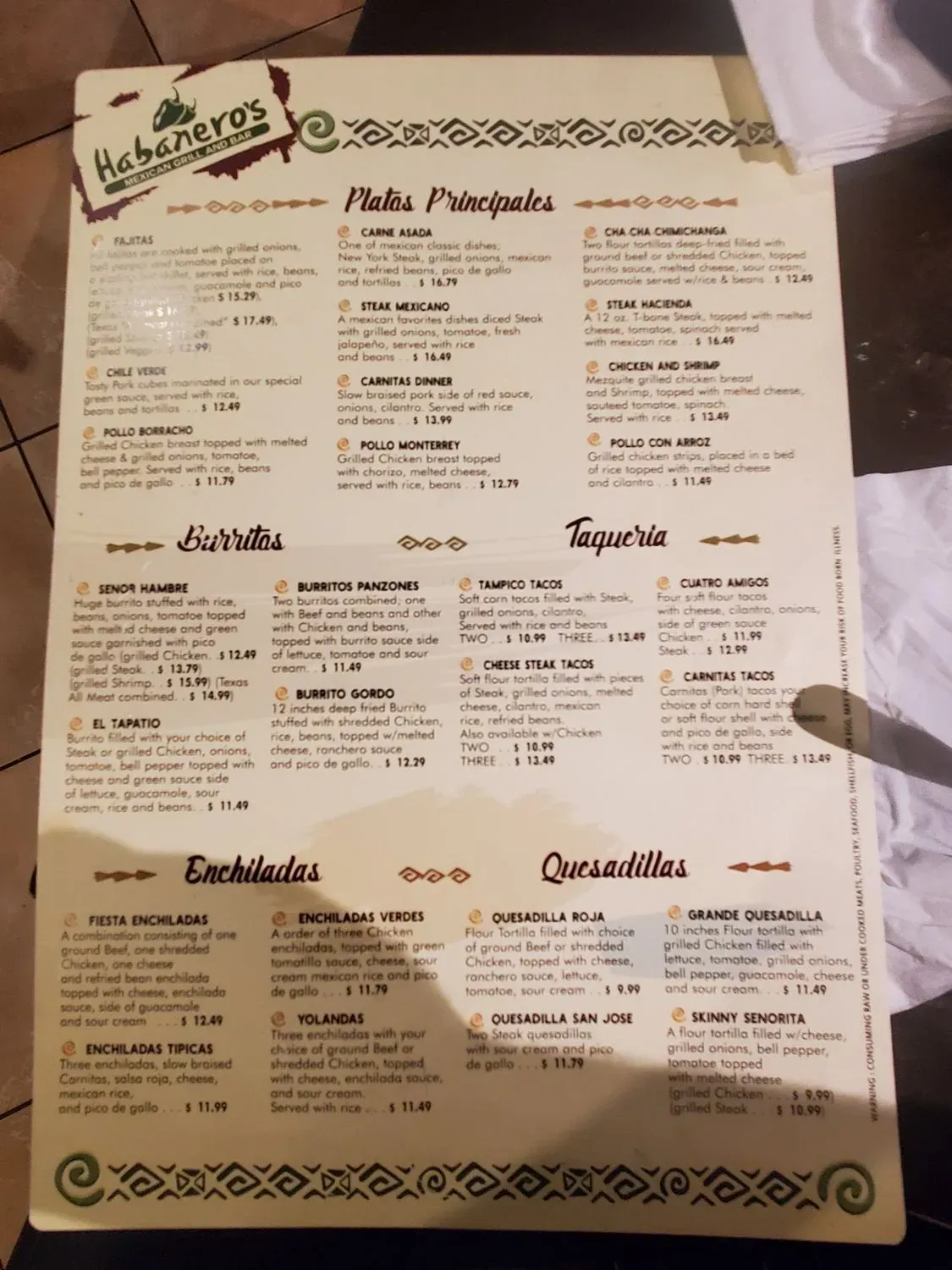 Menu 3