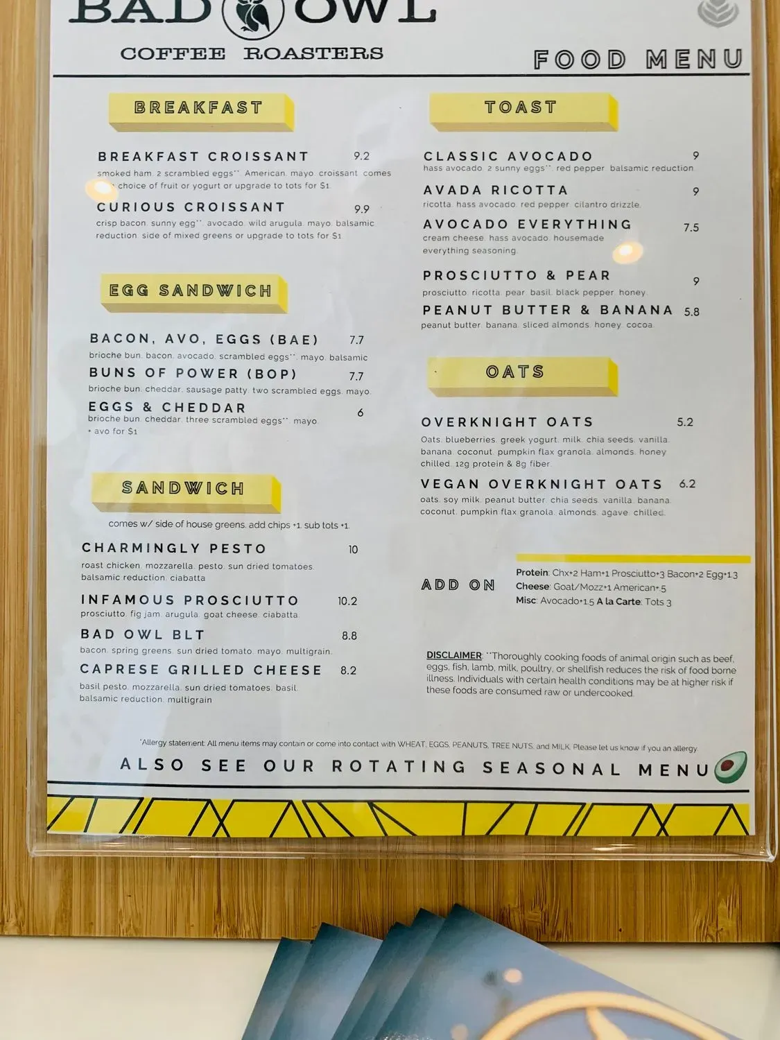 Menu 3