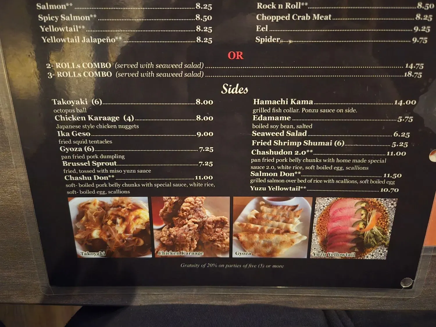 Menu 3