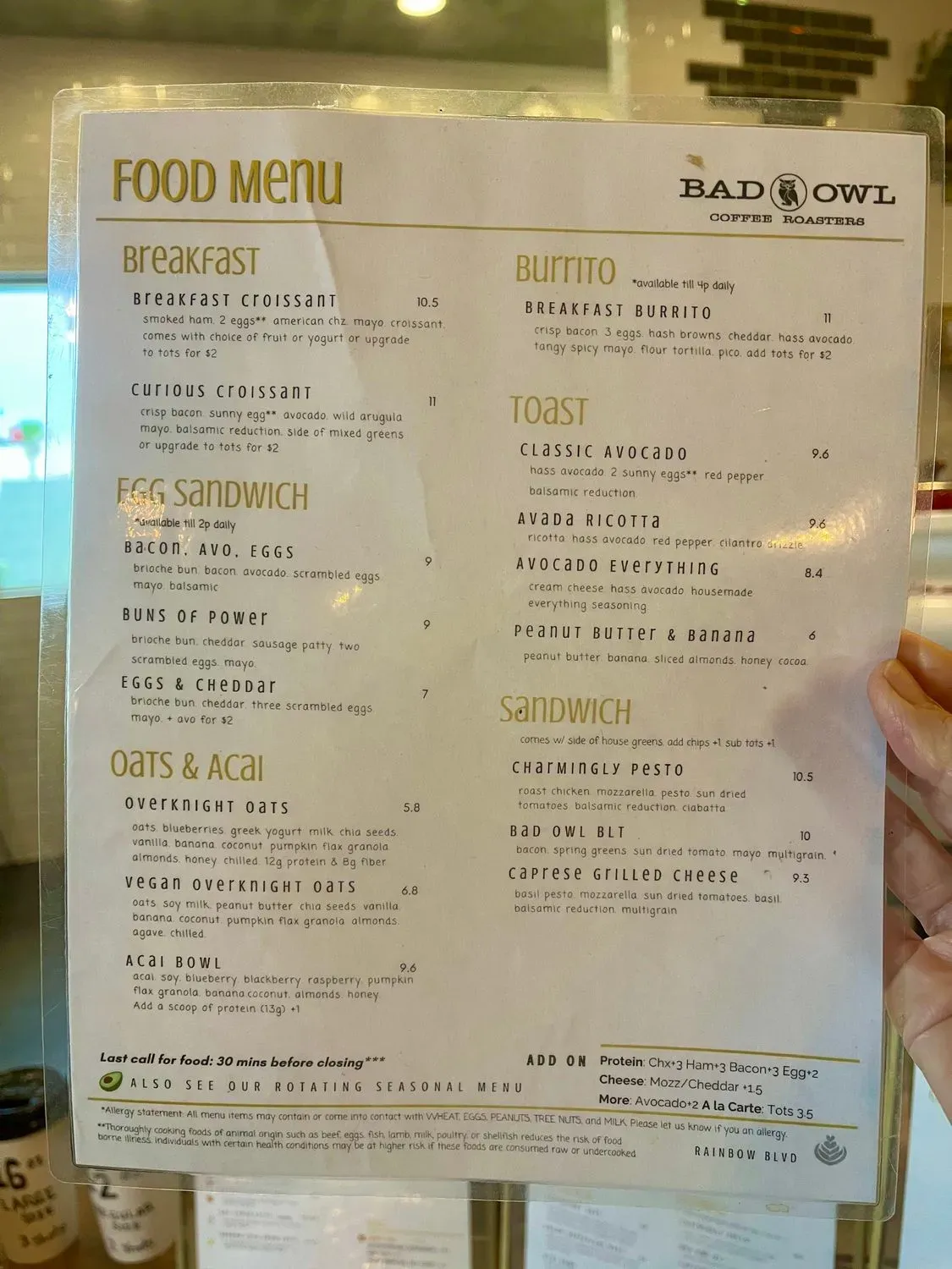 Menu 3