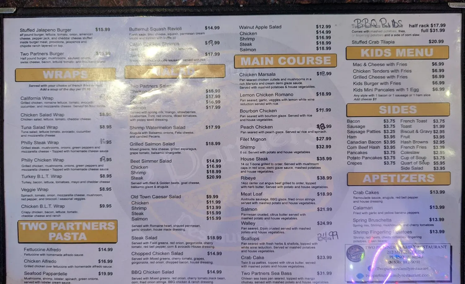 Menu 3