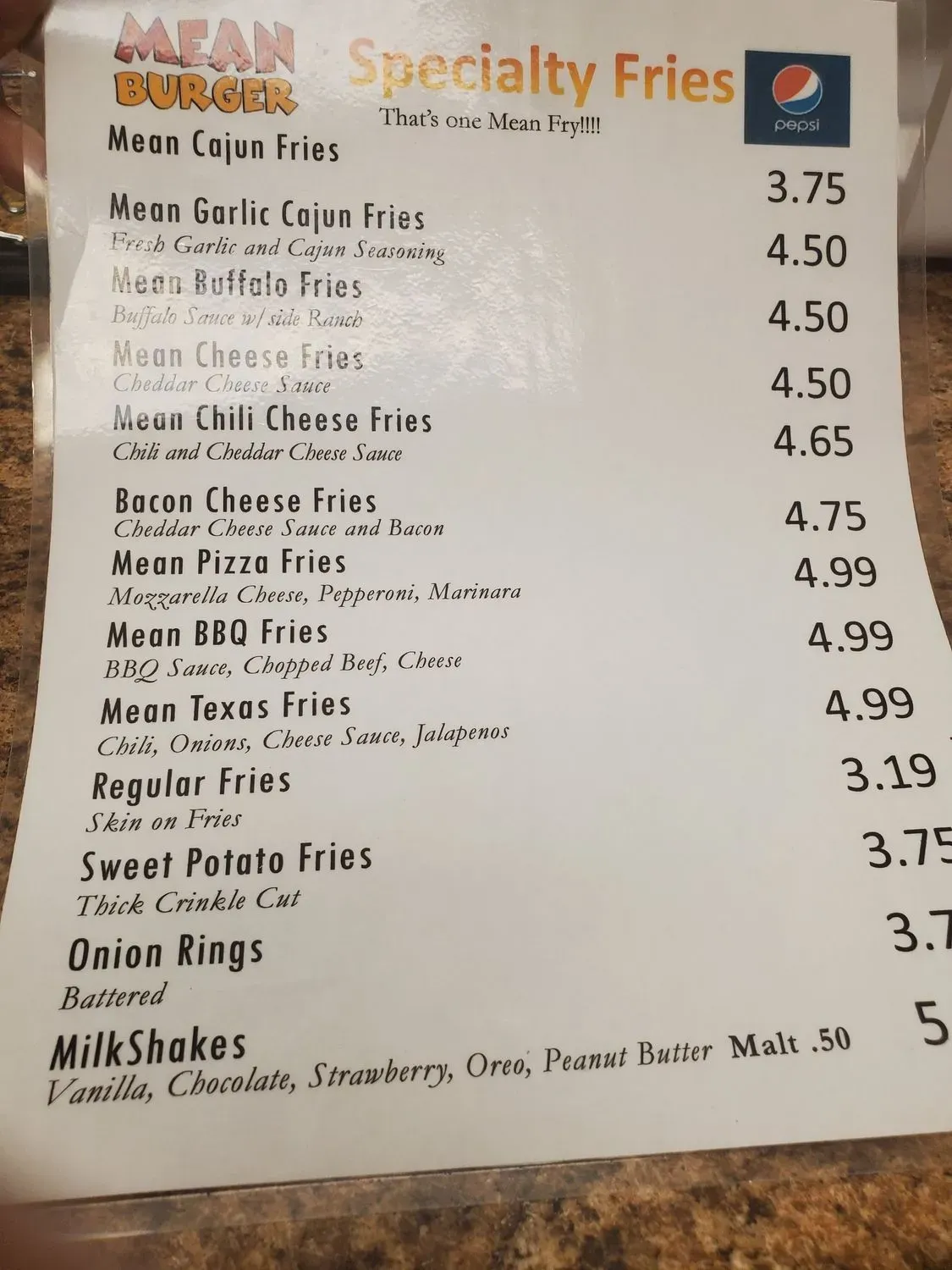 Menu 5