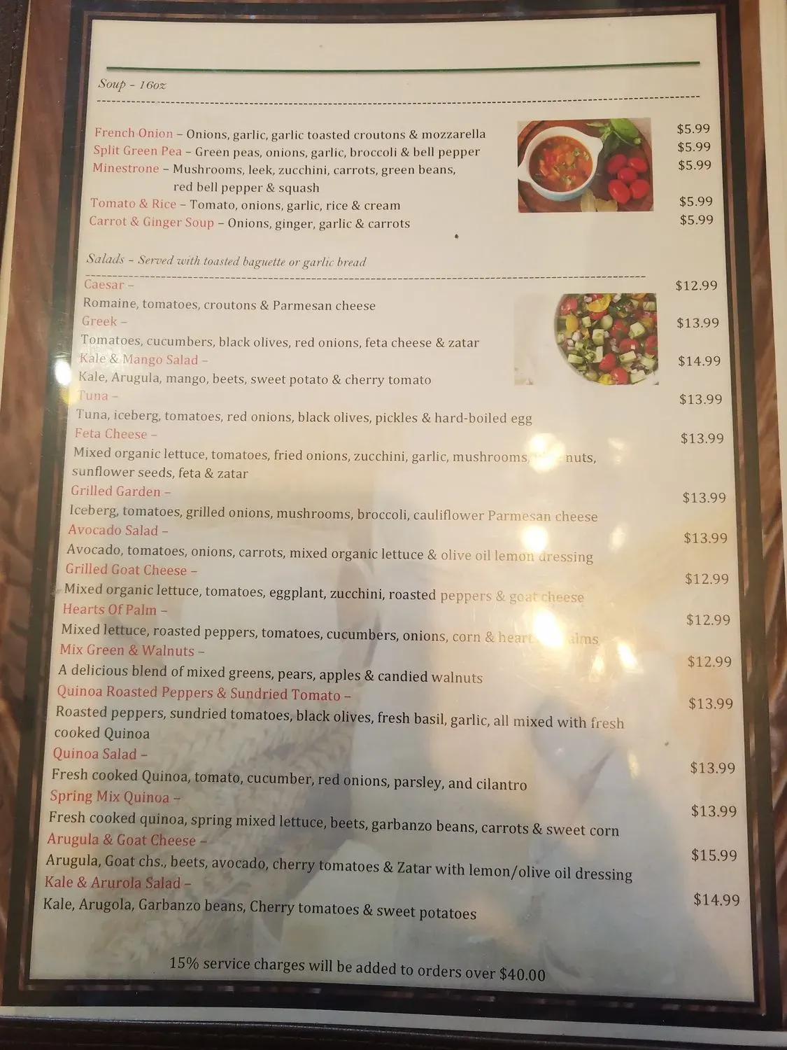 Menu 6