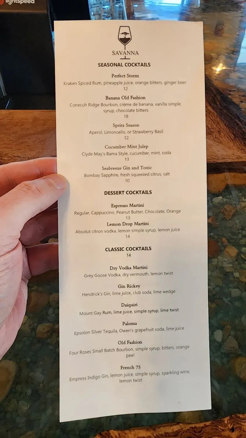 Menu 6