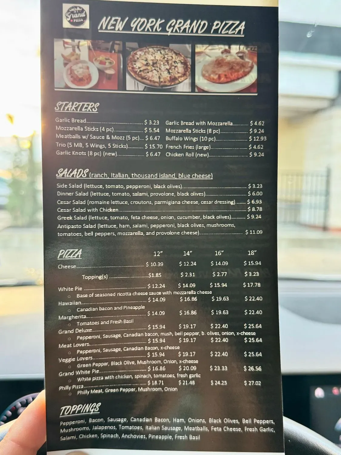 Menu 3