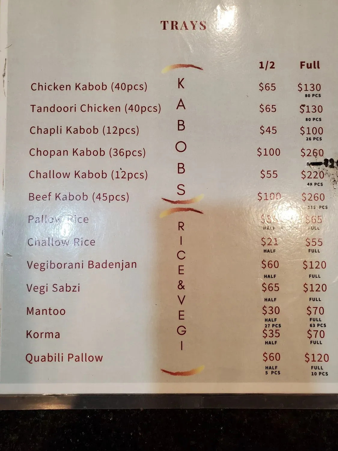 Menu 6