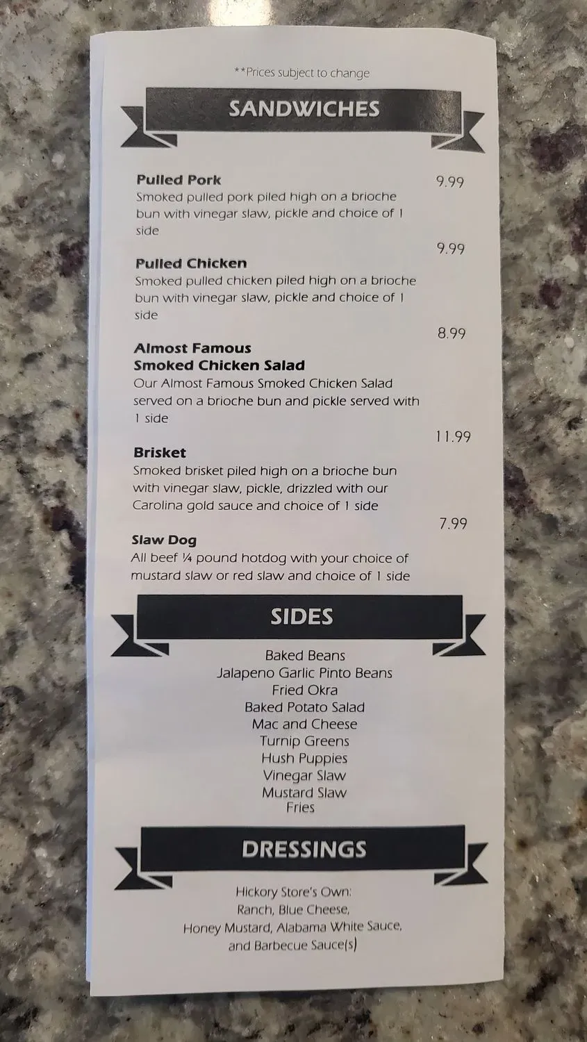 Menu 6