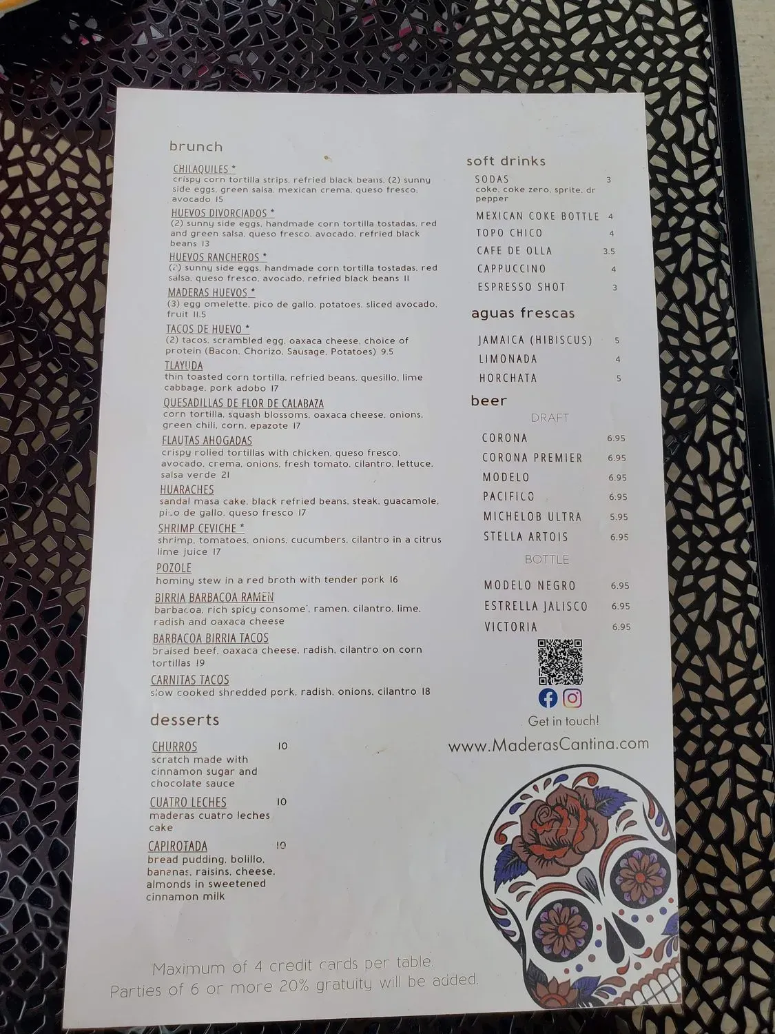 Menu 5