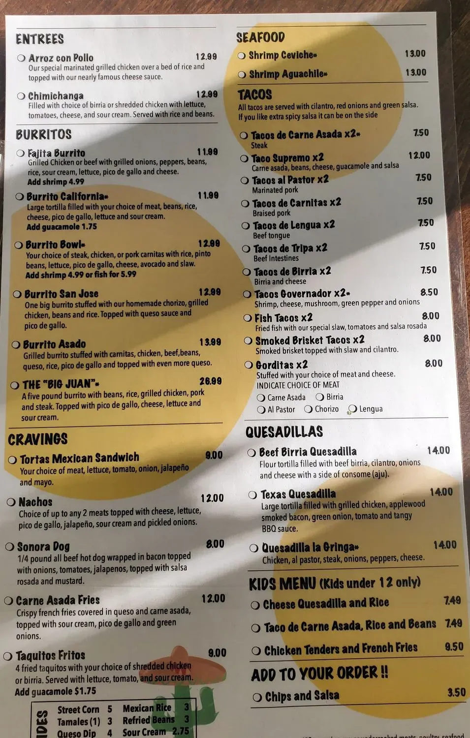 Menu 4