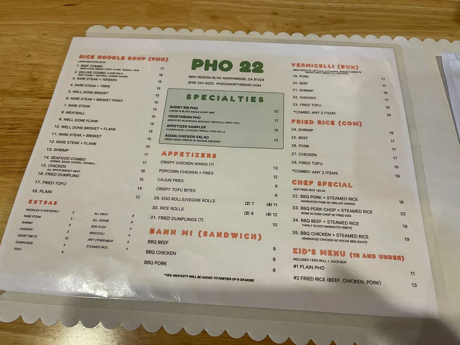 Menu 2
