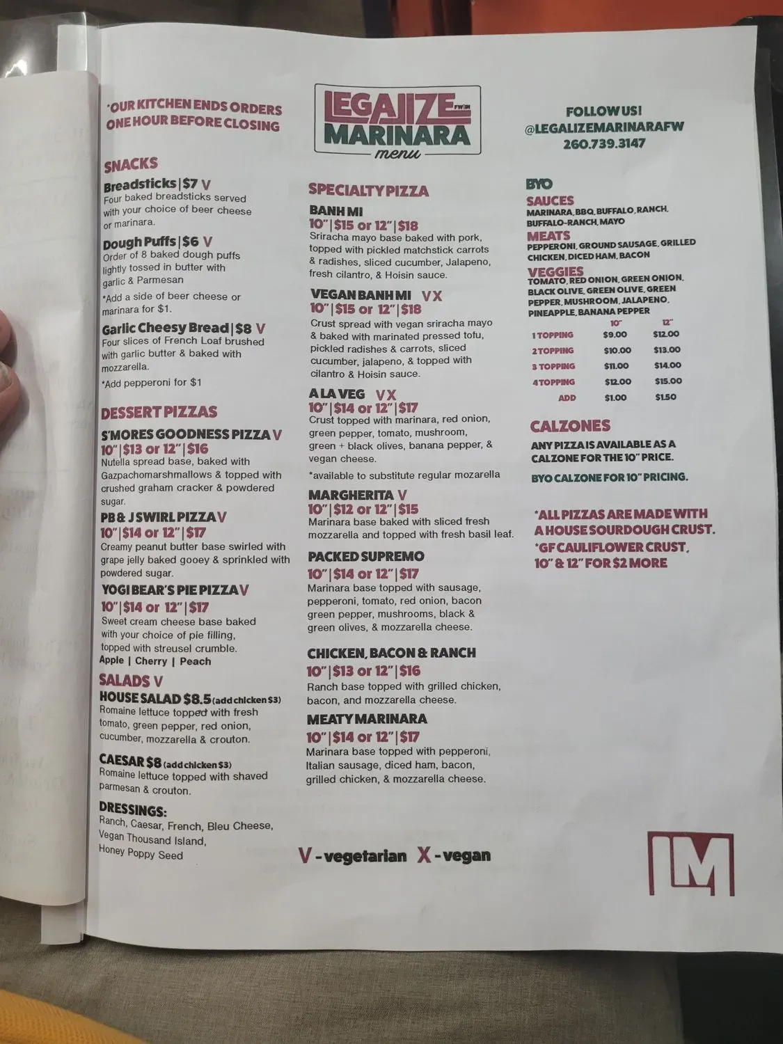 Menu 4