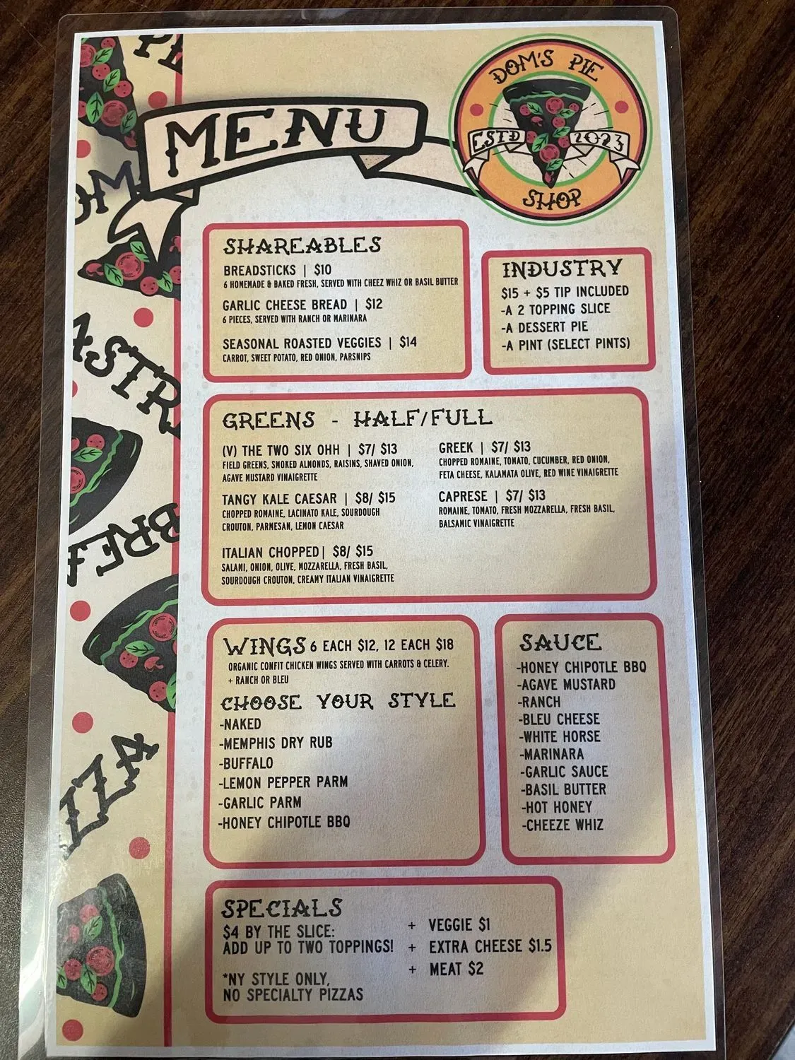 Menu 3