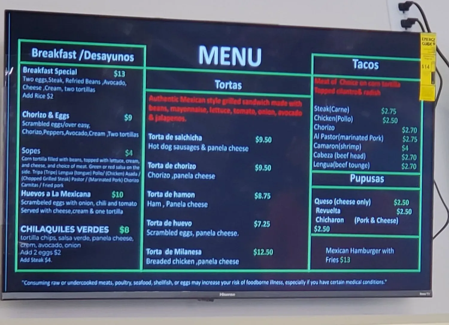 Menu 6