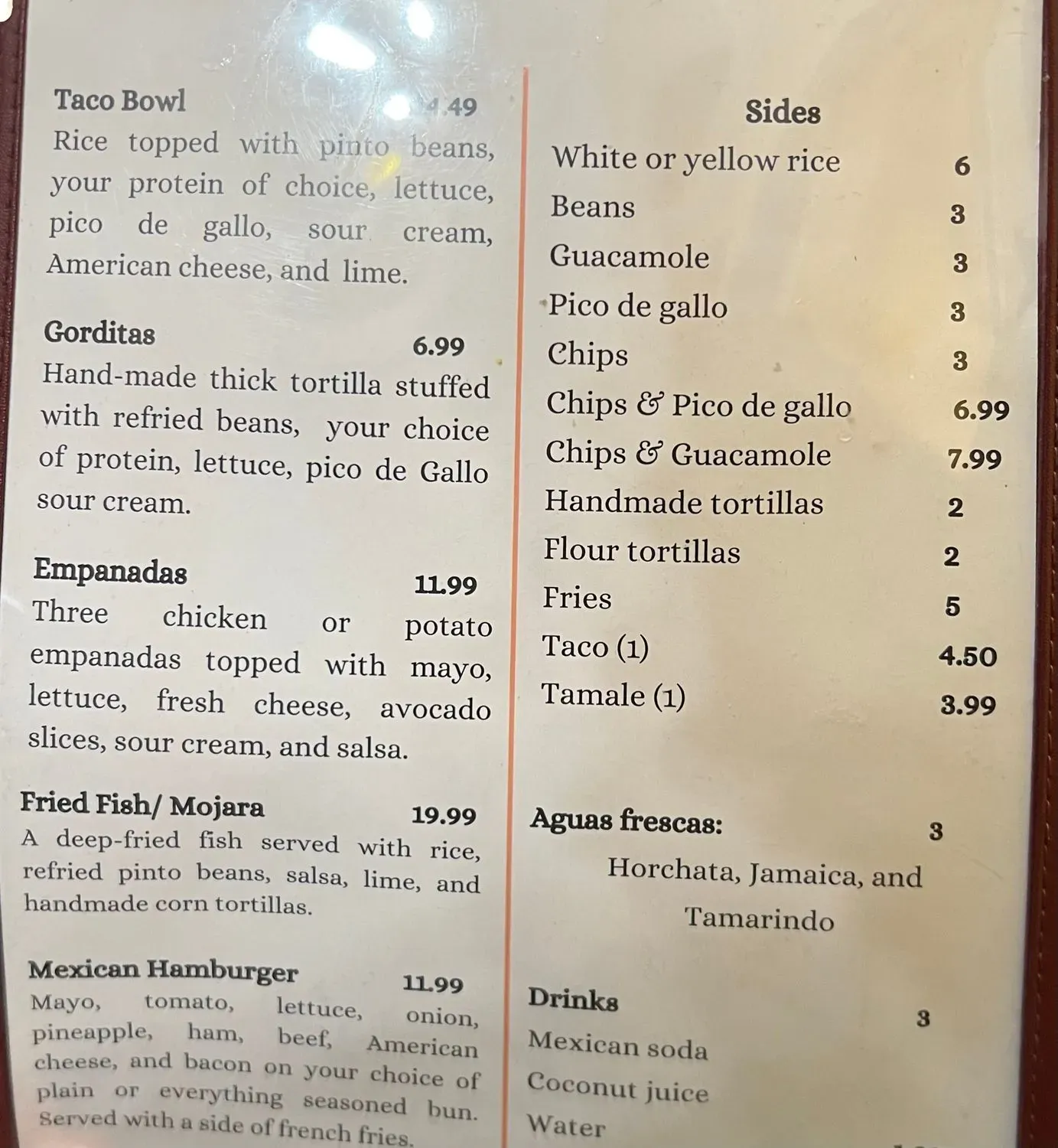 Menu 2