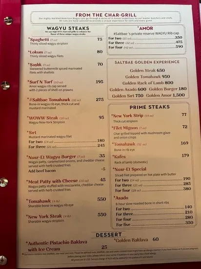 Menu 5