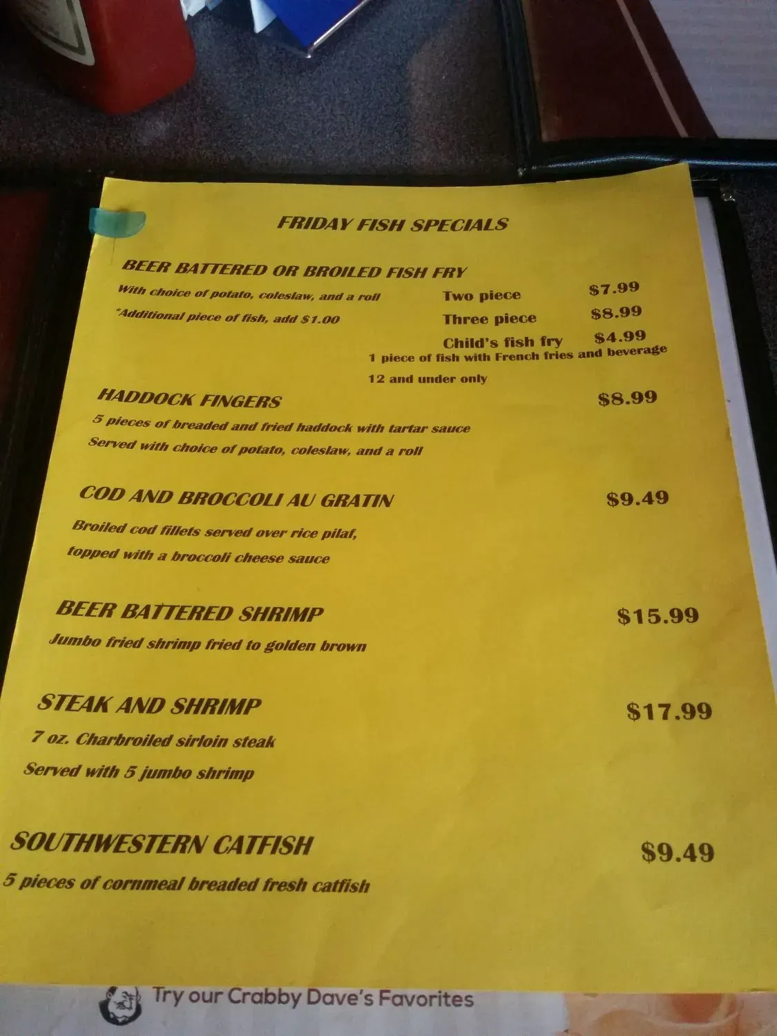 Menu 4