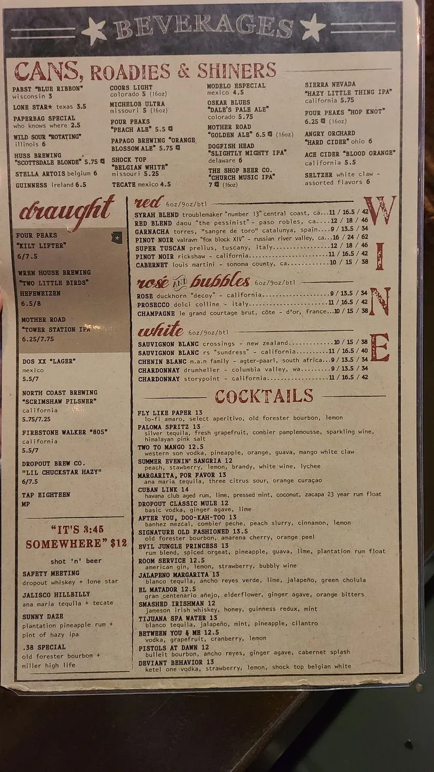 Menu 2